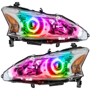 Nissan Altima Headlight Assemblies - ORACLE Lighting - ColorSHIFT SMD w/ Simple Controller - `13-`15